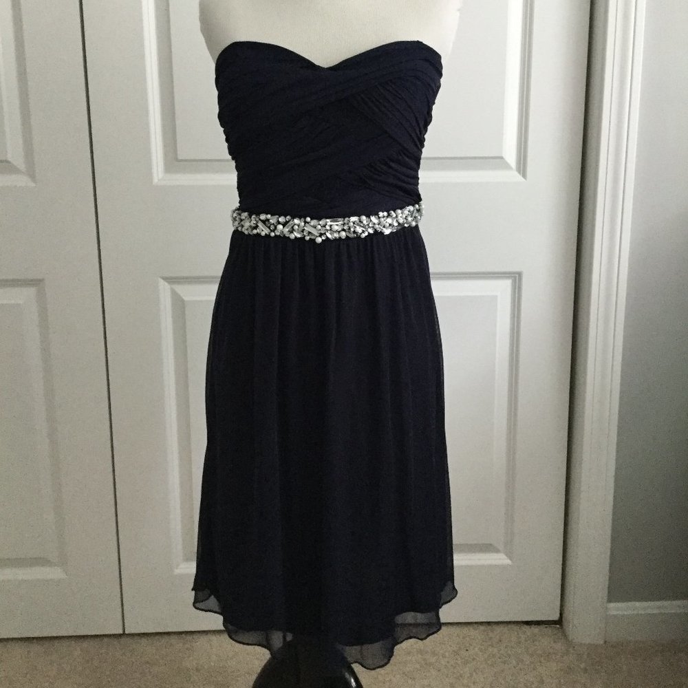 Midnight strapless semi-formal dress Junior 9